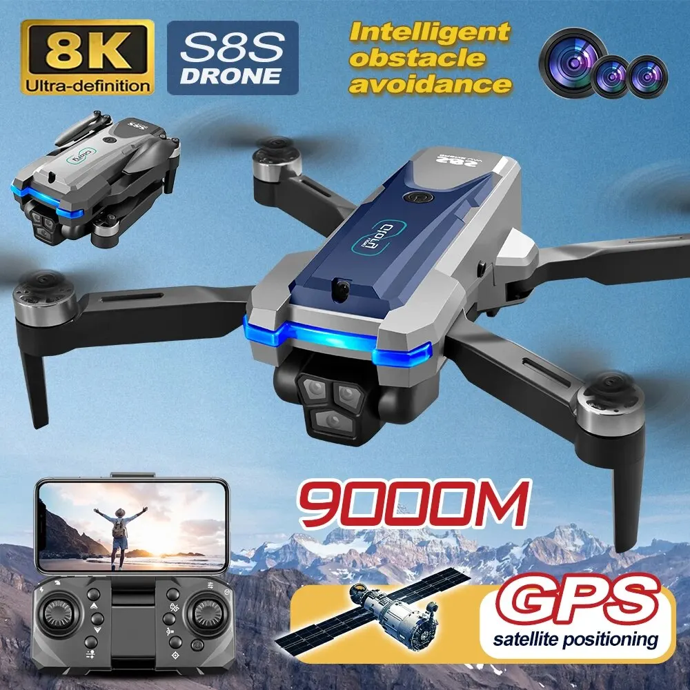 Drone Gimbal Brushless - S8S GPS Drone 5G Wifi 8K
