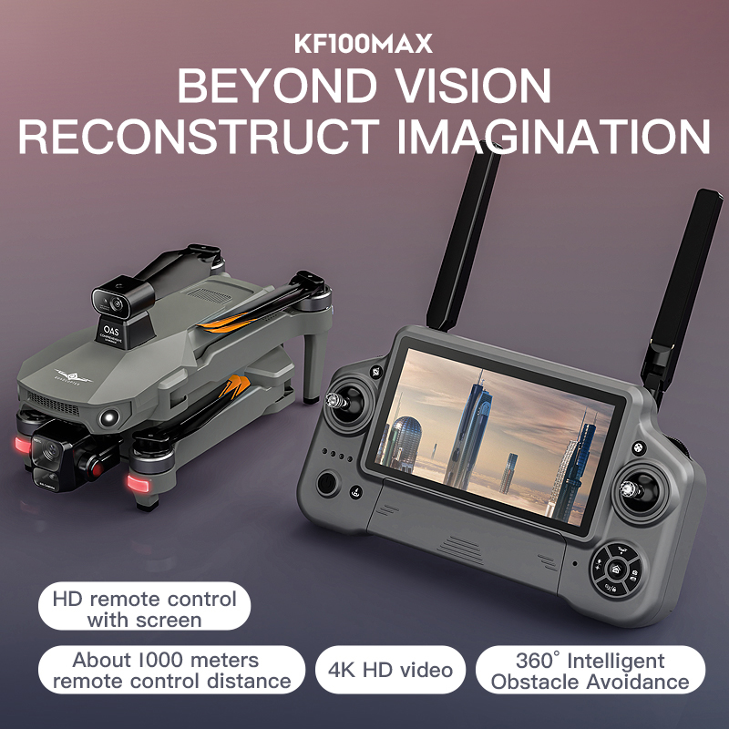KF100 MAX GPS Drone 4K Camera  - Drone Gimbal Brushless ulasan dan harga