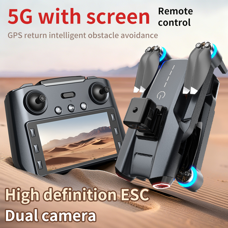 814 drone profissional 4K HD C - Drone Gimbal Brushless ulasan dan harga